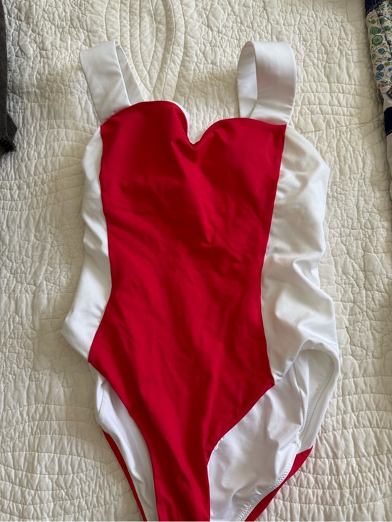 Lands' End Other - Lands' End Red and White One-Piece Swimsuit